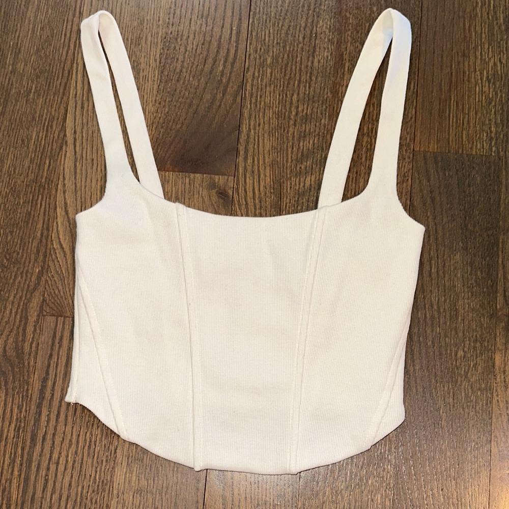 Elegant Cream Women's Top